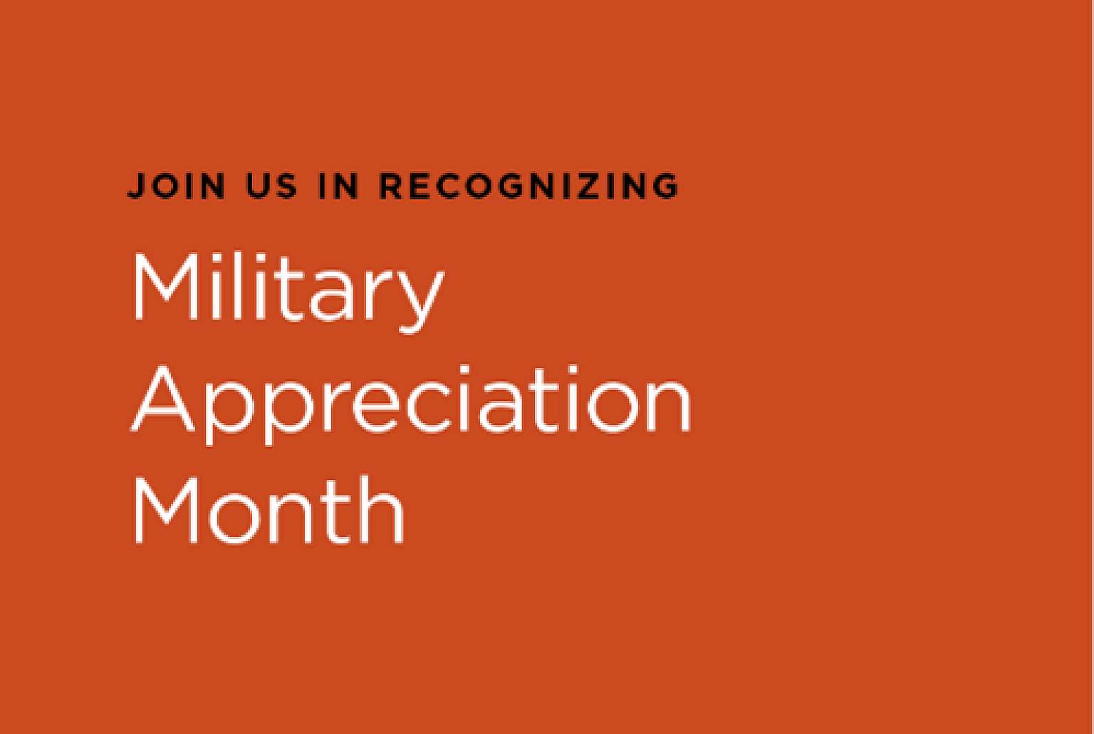 Military appreciation