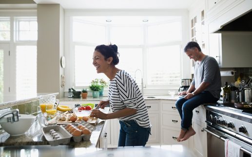 Couple in Kitchen